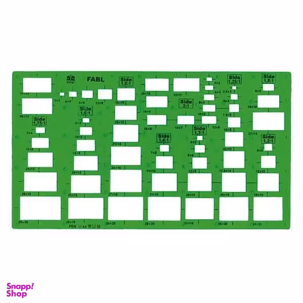 شابلون مستطیل فابل (Fabl)