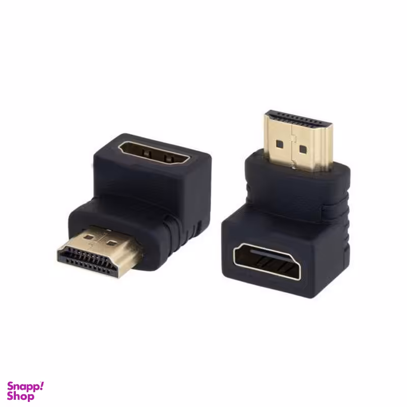 تبدیل کانکتور برل 90 درجه نر و ماده HDMI فرانت (Faranet) مدل FN HAF90