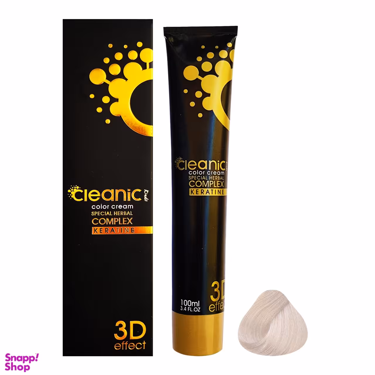 رنگ مو کلینیک کیندی شماره 12.1 رنگ نقره‌ای روشن حجم 100 میلی‌لیتر