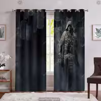 پرده چاپی پانچی طرح ghost recon برای گیمینگ PK-6274