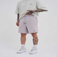 شلوارک و برمودا آبی مردانه یونیسکس Oversize Basic Pocket Grey کوتاه Machinist