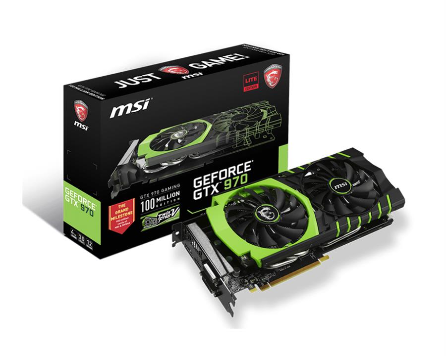 کارت گرافیک جی تی ایکس 970 گیمینگ 4 گیگایابت ام اس آی