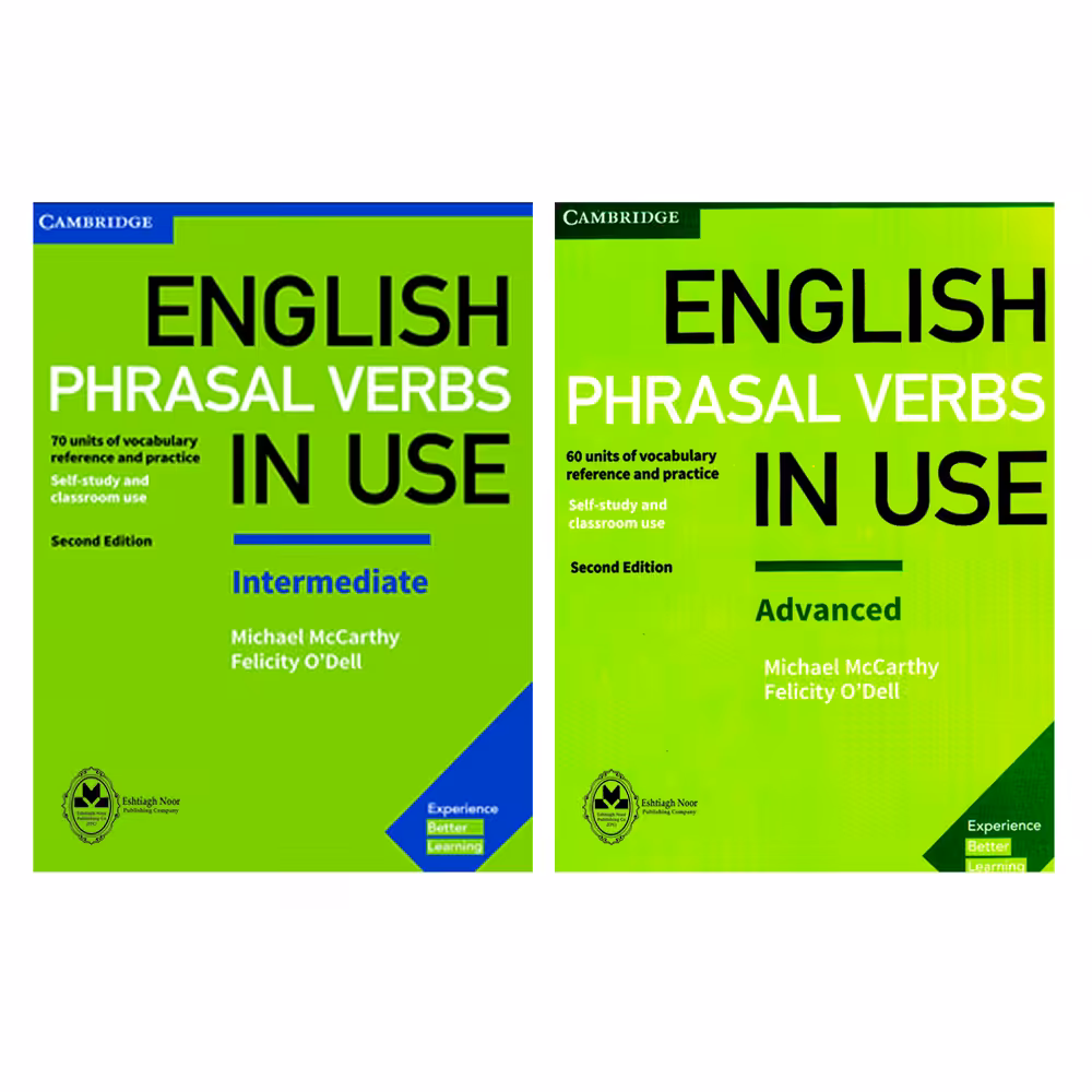 کتاب English Phrasal Verbs In Use اثر Michael Mccarthy And Felicity O`dell انتشارات اشتیاق نور دو جلدی