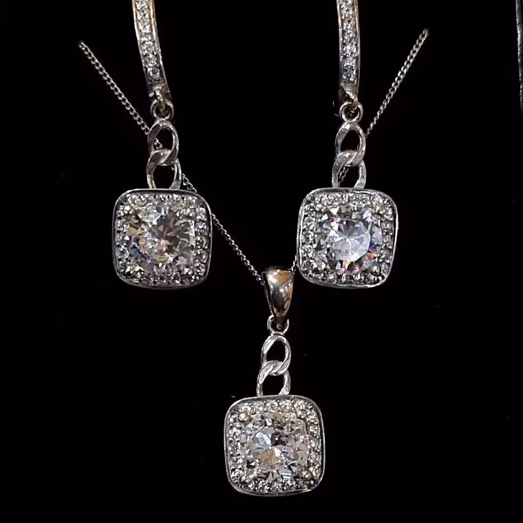 نیم ست نقره کد 132