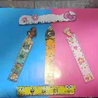 خط کش چوبی 15 سانت انیمیشنی