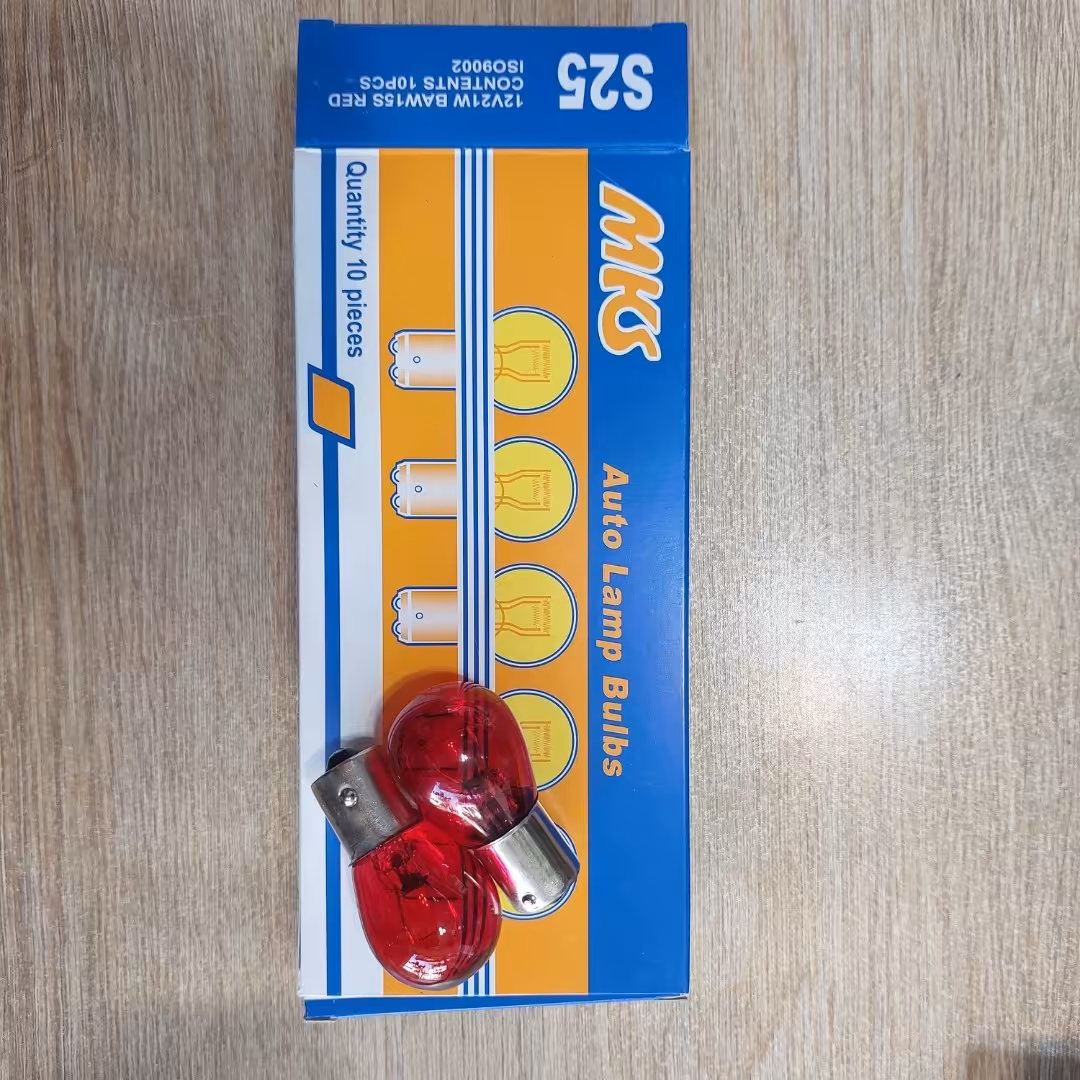 لامپ چراخ خطر عقب یک کنتاکت قرمز سورن پلاس بسته 2 عددی