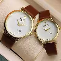 ست و تک زنانه مردانه ساعت مچی الگانس ELEGANCE