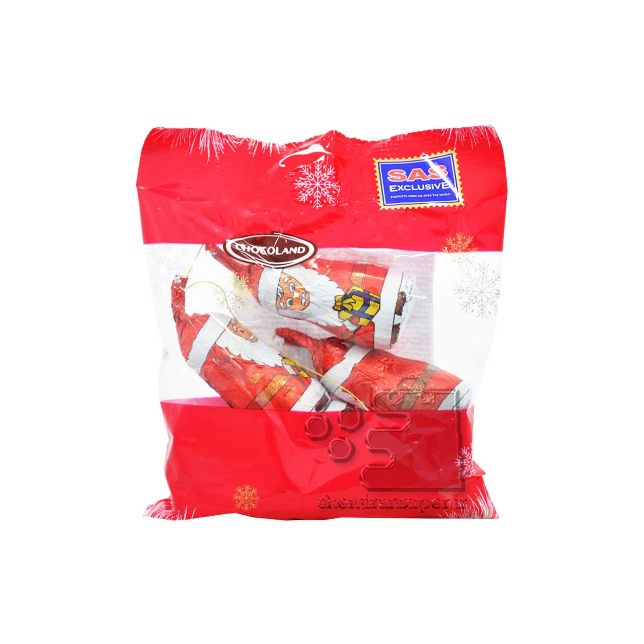 پک شکلات بابانوئل با آویز 5 عدد شوکولند - chocoland