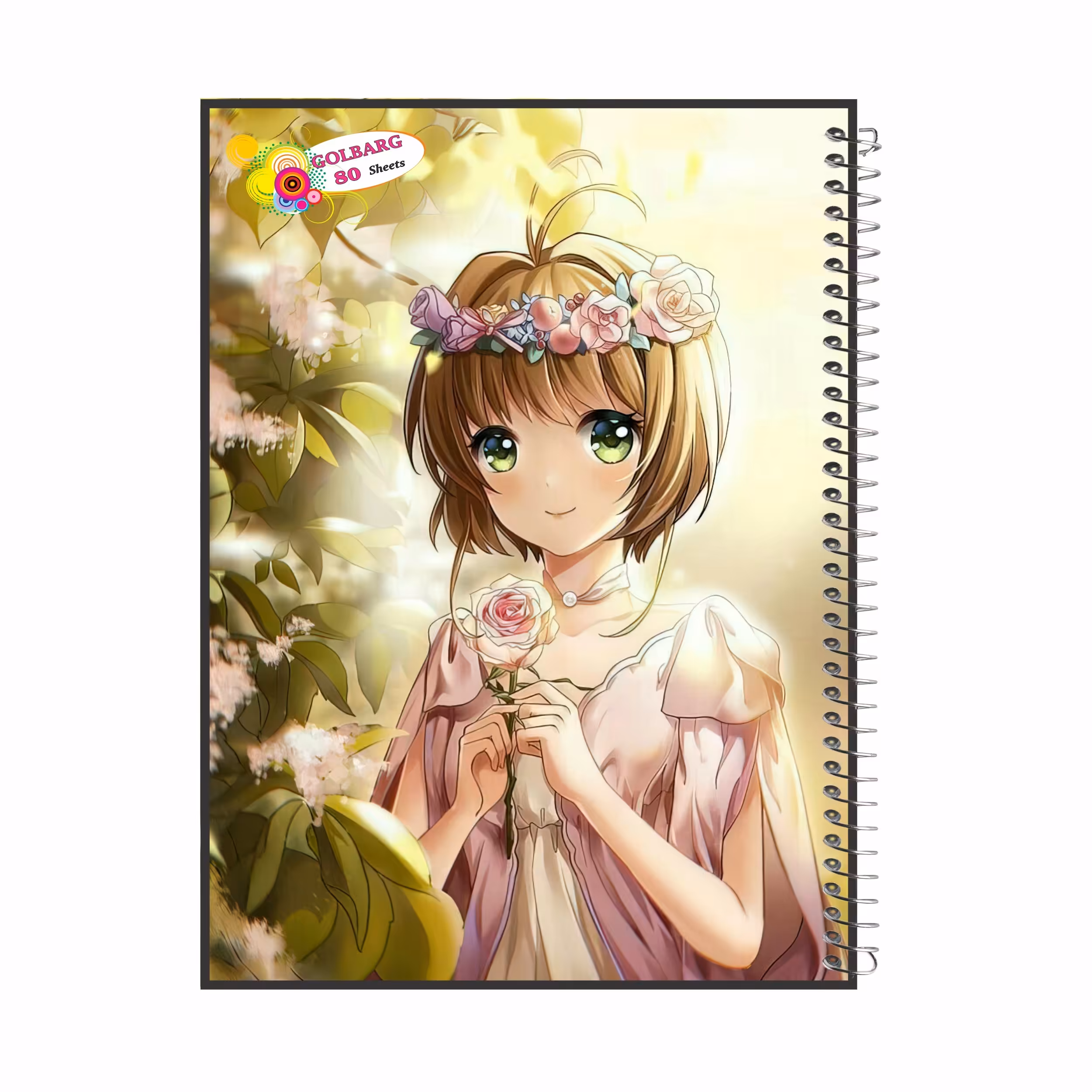  دفتر مشق 100 برگ طرح انیمه جلد گلاسه کد  757