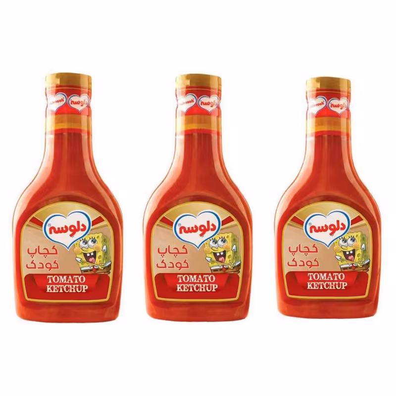 سس کچاپ کودک دلوسه - 480 گرم بسته 3 عددی