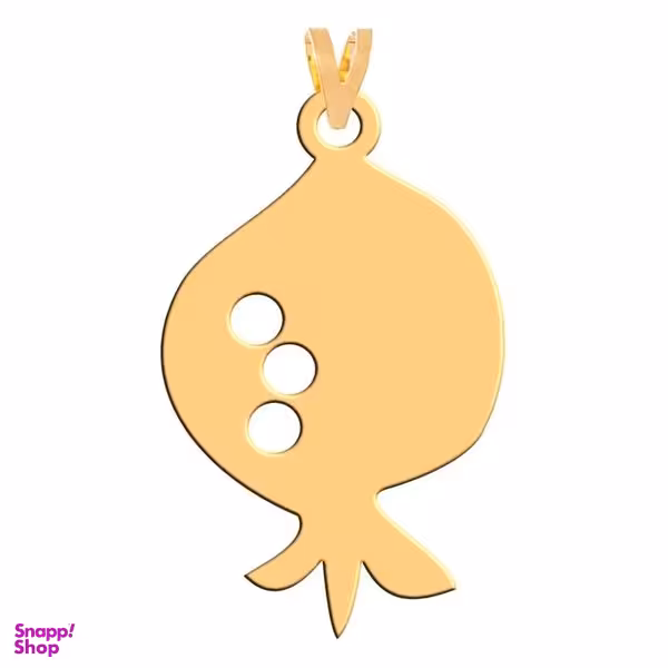 آویز گردنبند طلا 18 عیار زنانه شمیم گلد گالری مدل انار 634