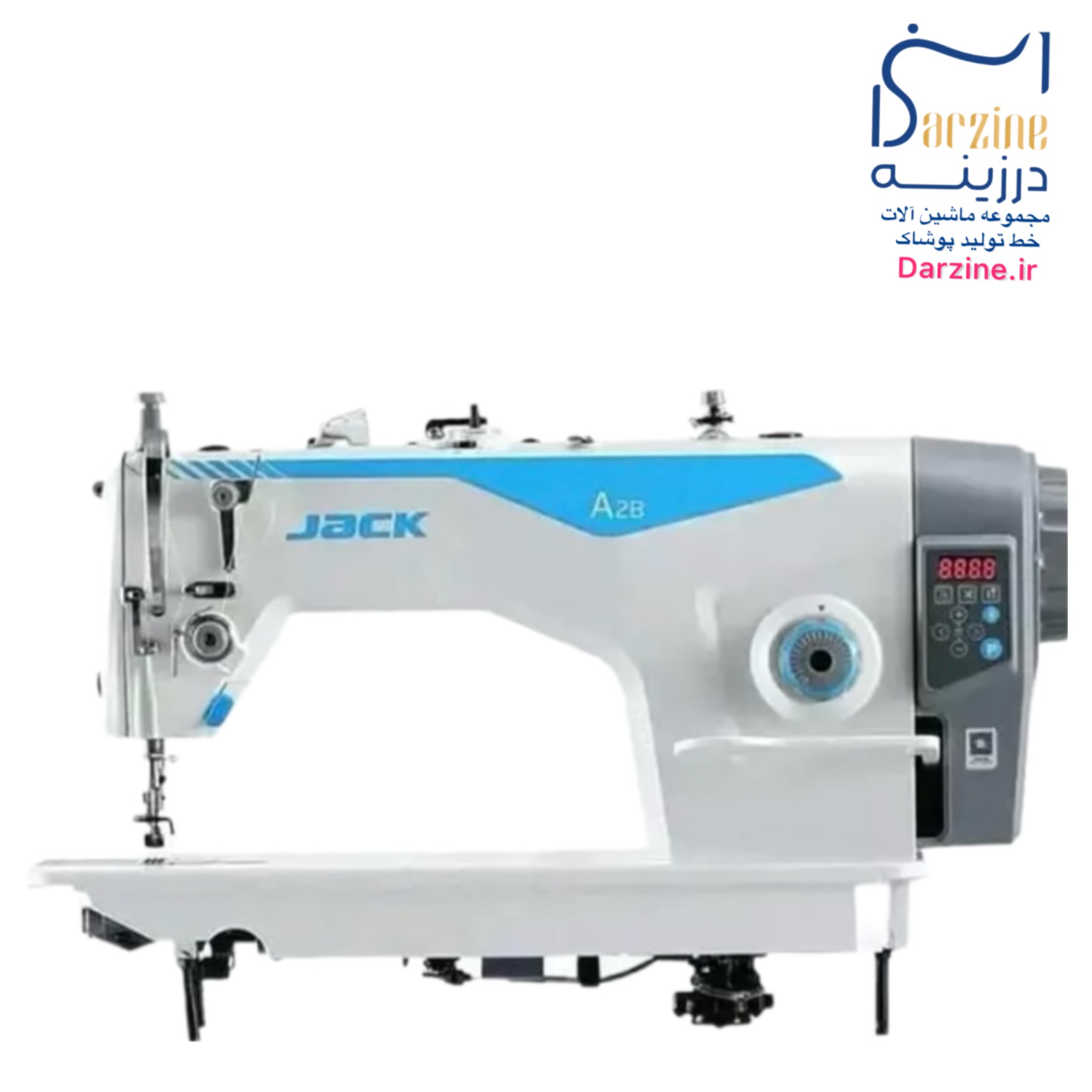 چرخ خیاطی راسته دوز صنعتی نخ قطع کن دار جک مدل JK-A2B