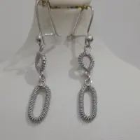 گوشواره نقره آویز