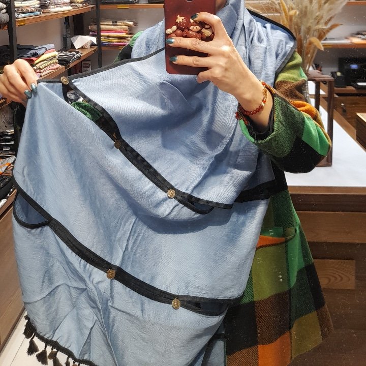 شال مدل سکه ای