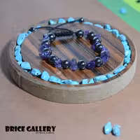 دستبند حدید و آمیتیست😍