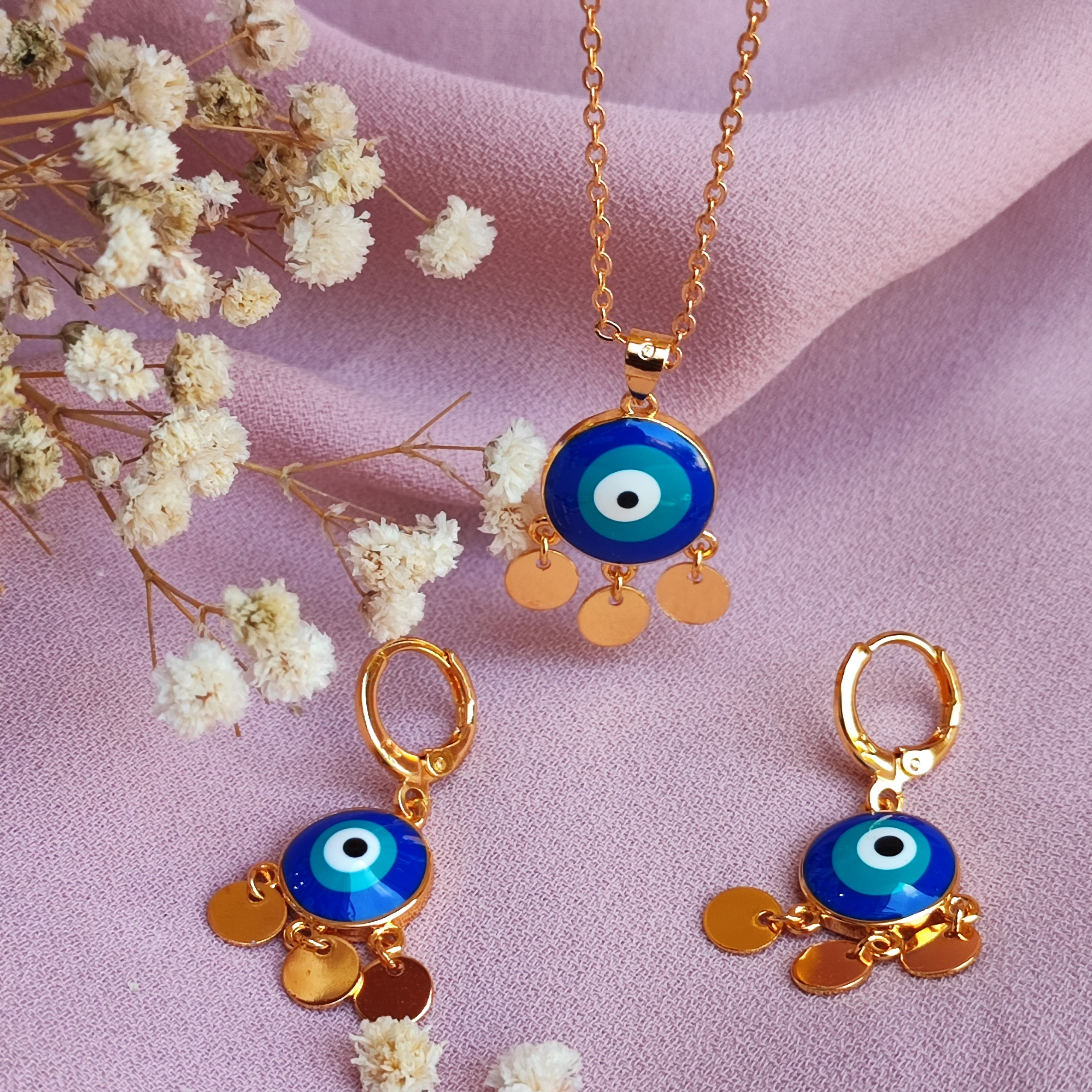 نیم ست رنگ ثابت مارک zjچشم نظر