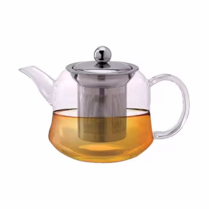 قوری  پیرکس درب استیل قوری پیرکس 800میل یونیک UN-7906