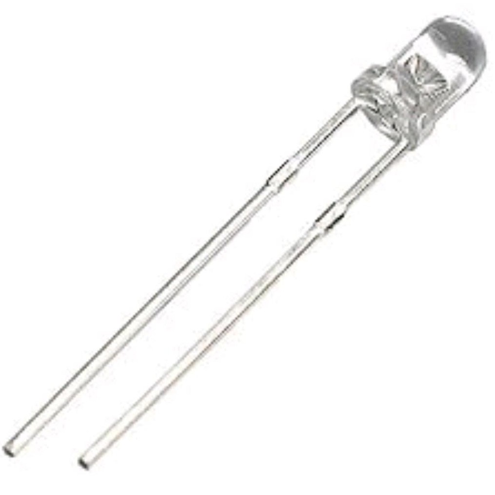 led dip مدل کلاهی رنگ آبی حاوی 10 عدد مناسب برای الکترونیک و رباتیک و نورپردازی