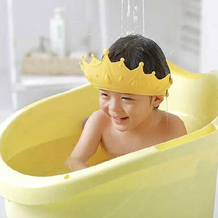 کلاه حمام خارجی نوزاد طرح تاج 