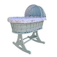 گهواره چوبی  و تخت نوزاد