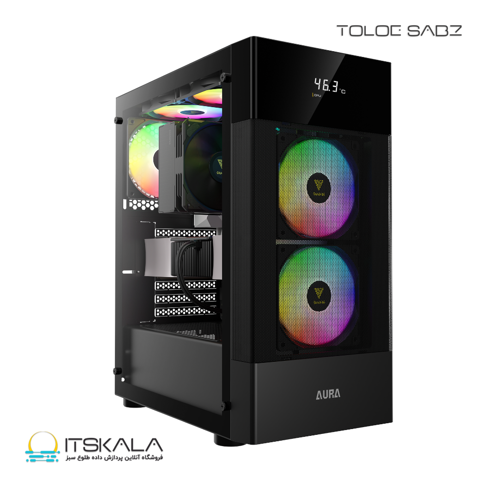 قیمت و خرید کیس گیم دیاس مدل AURA GC5 | ITSKALA