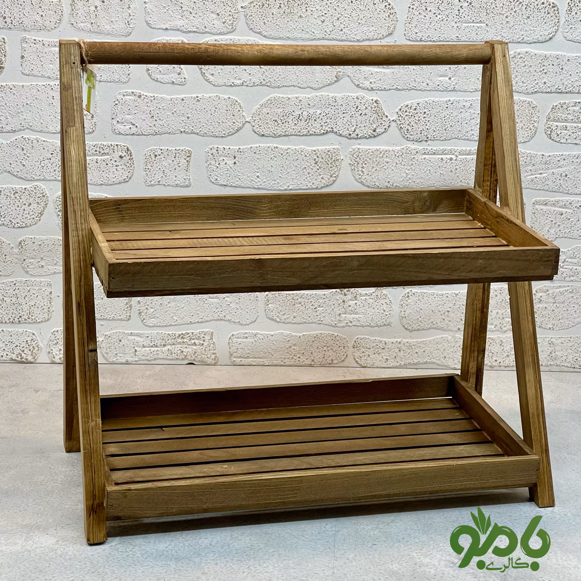 استند 2طبقه چوب روس 40سانتی