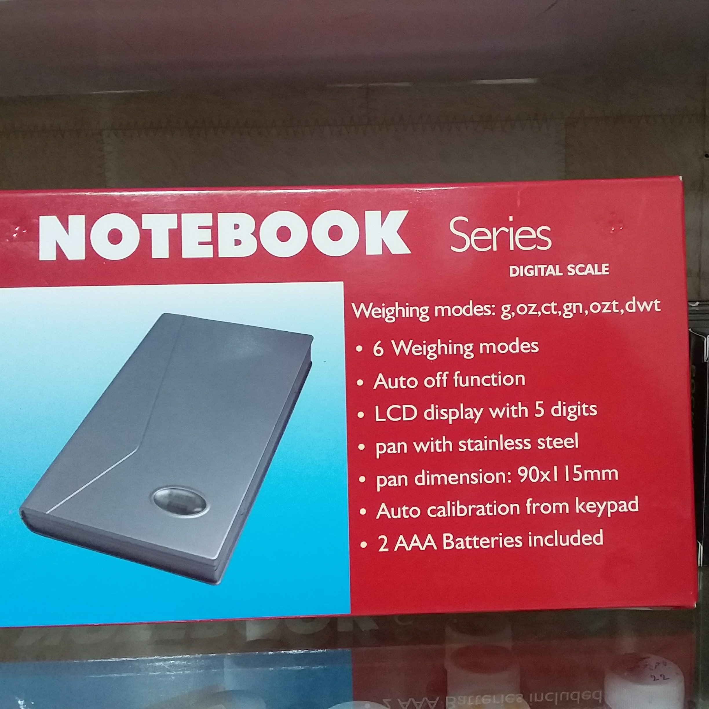 ترازوی دیجیتال نوت بوکی 2کیلویی 2صفر