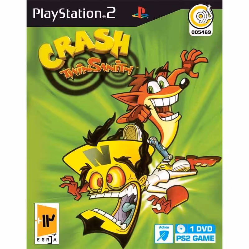 بازی پلی استیشن2 CRASH TWIN SANITH PS2