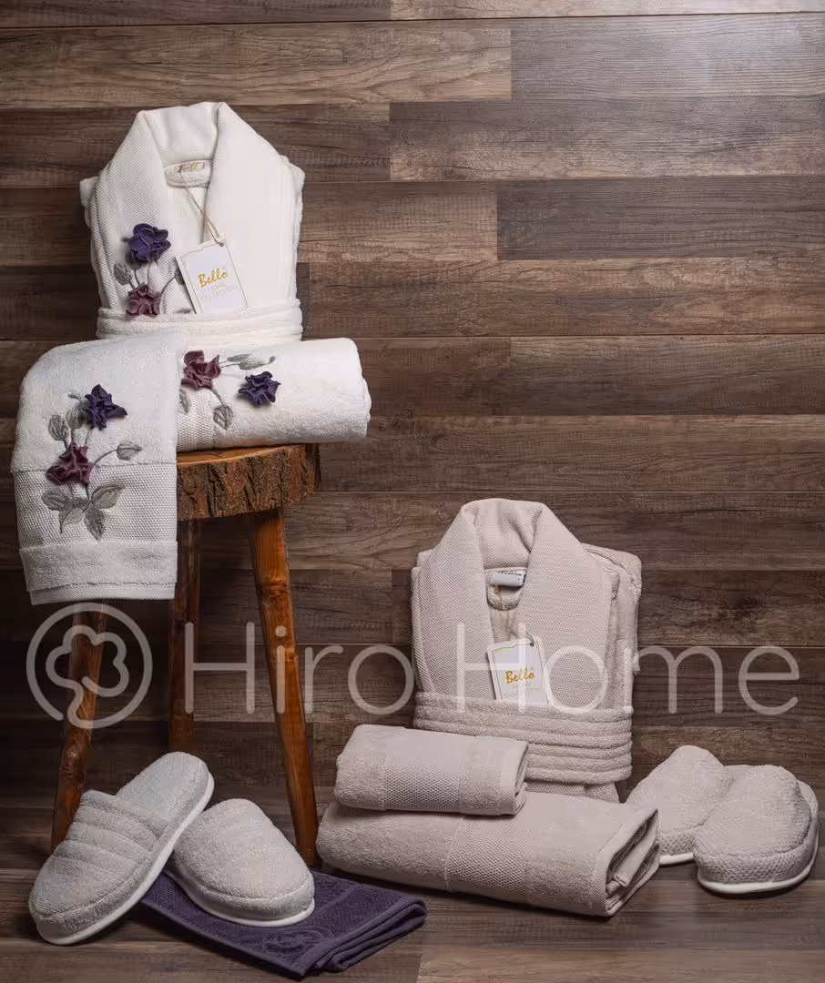 ست حوله عروس و داماد 10 تیکه bello