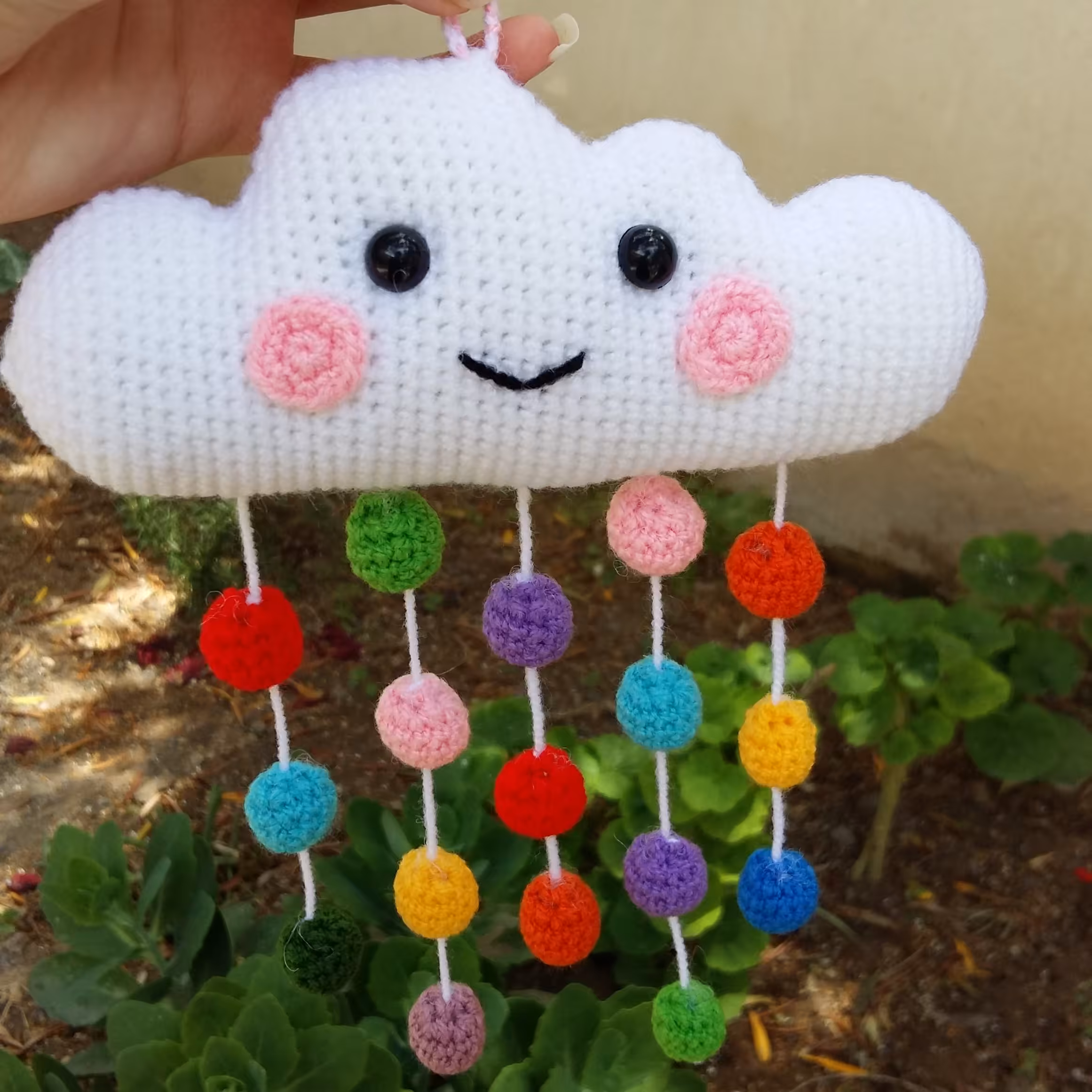 آویز  ابر کاموایی