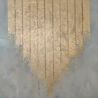 تابلو دکوراتیو ورق طلا نقاشیخط کالیگرافی 150در150