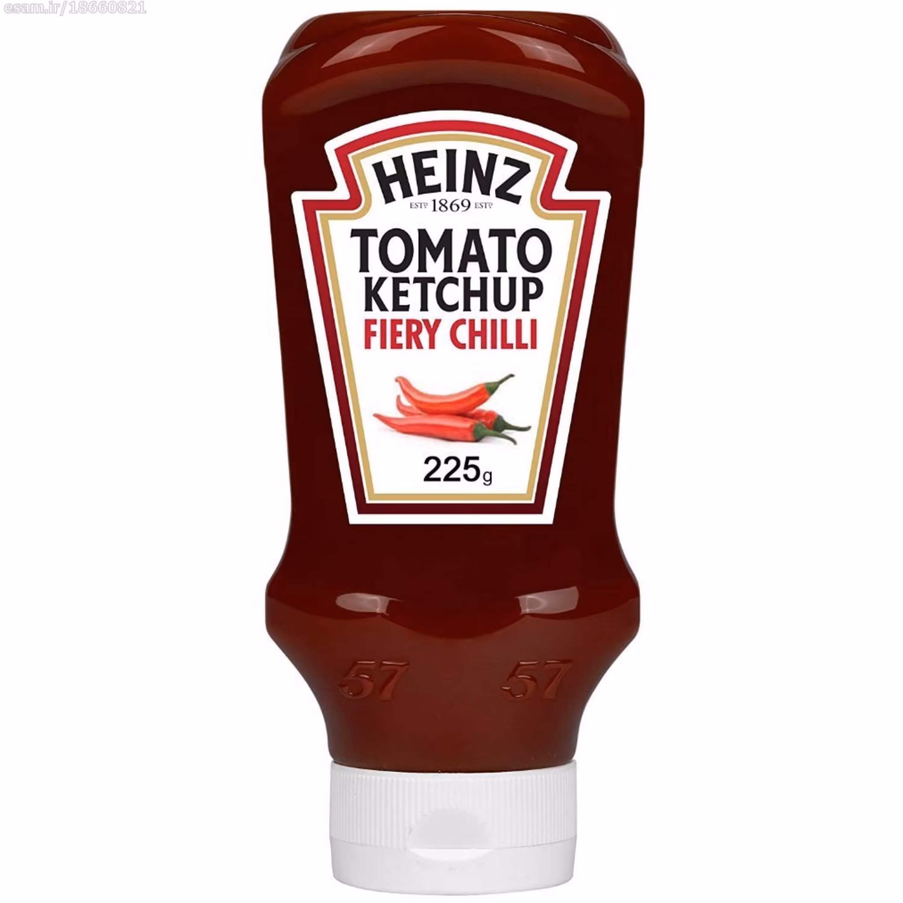 سس گوجه تند هاینز HEINZ مدل FIERY CHILLI وزن 910 گرم