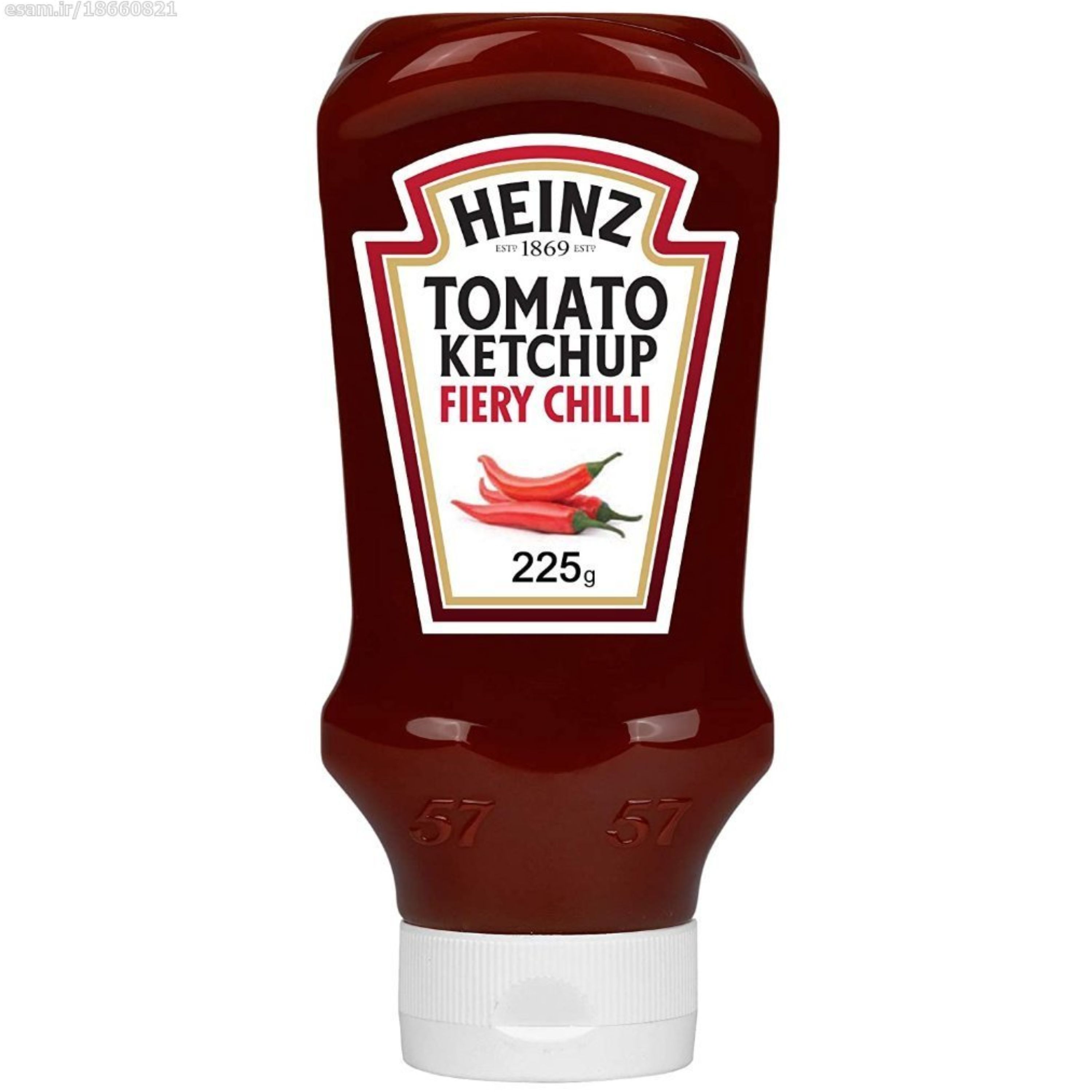 سس گوجه تند هاینز HEINZ مدل FIERY CHILLI وزن 910 گرم