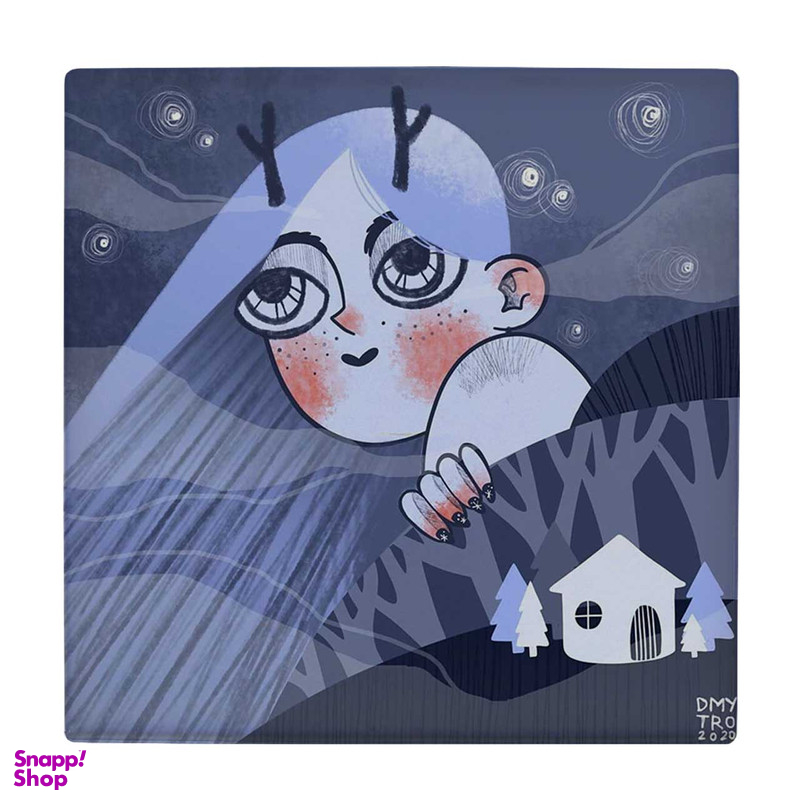 زیر لیوانی طرح دختر جنگل کد 3655409_1633