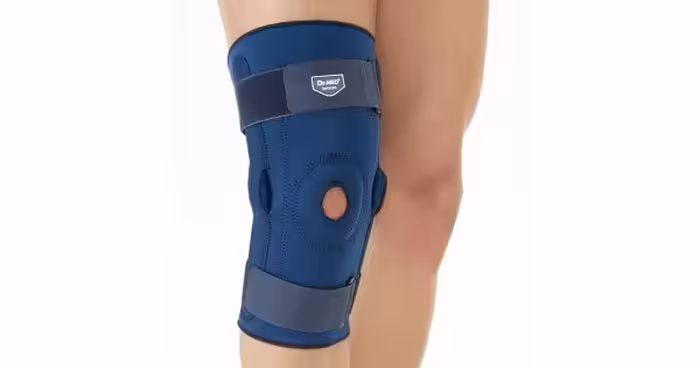 زانوبند کشکک باز آتل دار دکتر مد کره جنوبی مدل DR.MED-K011 زانوبند لولادار