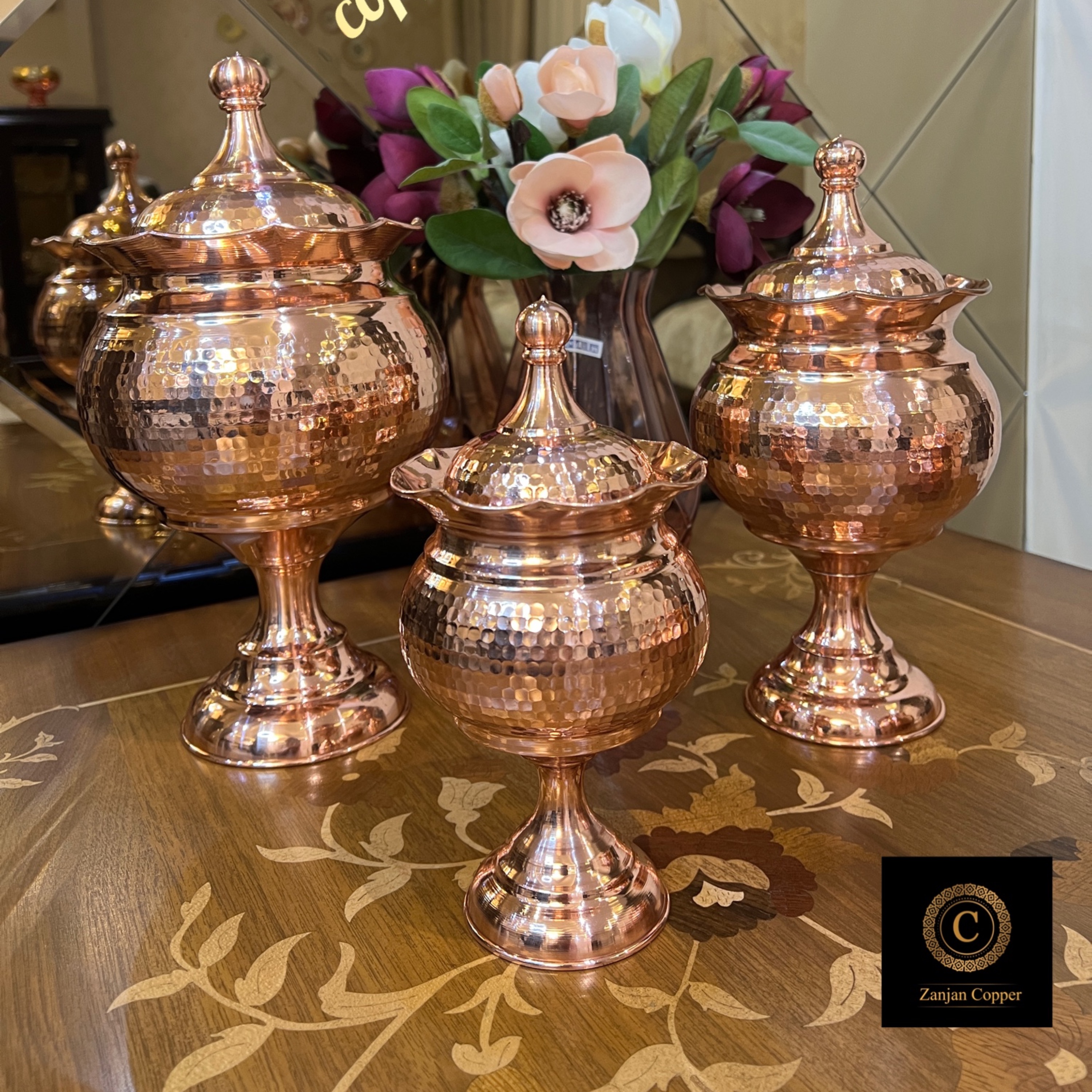 شکلات خوری مسی سایز 2