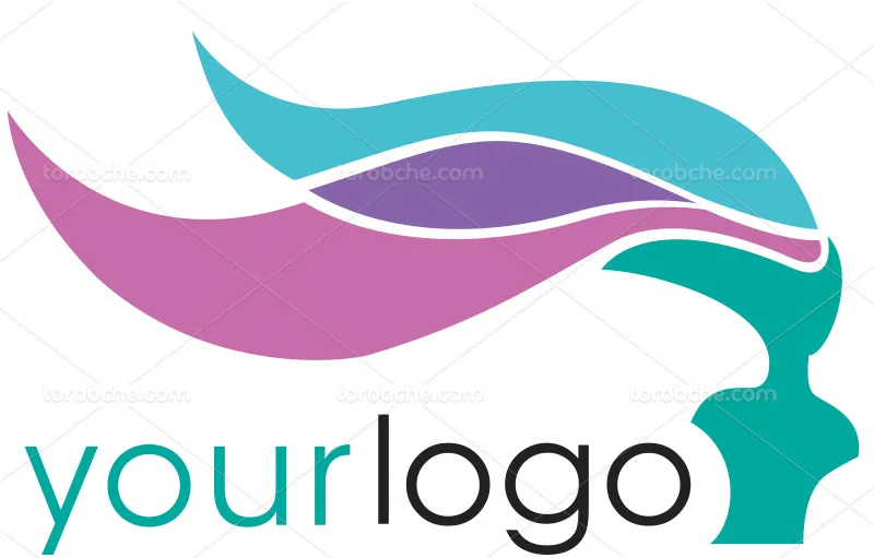 لوگوی انتزاعی رنگارنگ | گرافیک با طعم تربچه