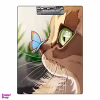 تخته شاسی بامبیلیپ طرح گربه و پروانه کد 3575916 سایز A4