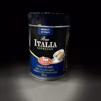 دانه قهوه ساکوئلا بار ایتالیا گرن گوستو 70عربیکا - 30ربوستا قوطی 250 گرمی. 
