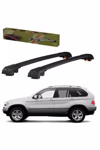 جعبه بار سقفی مشکی BMW X5 2008 2013 CARRIER LOCKED SEARFALL BAR Thunder
