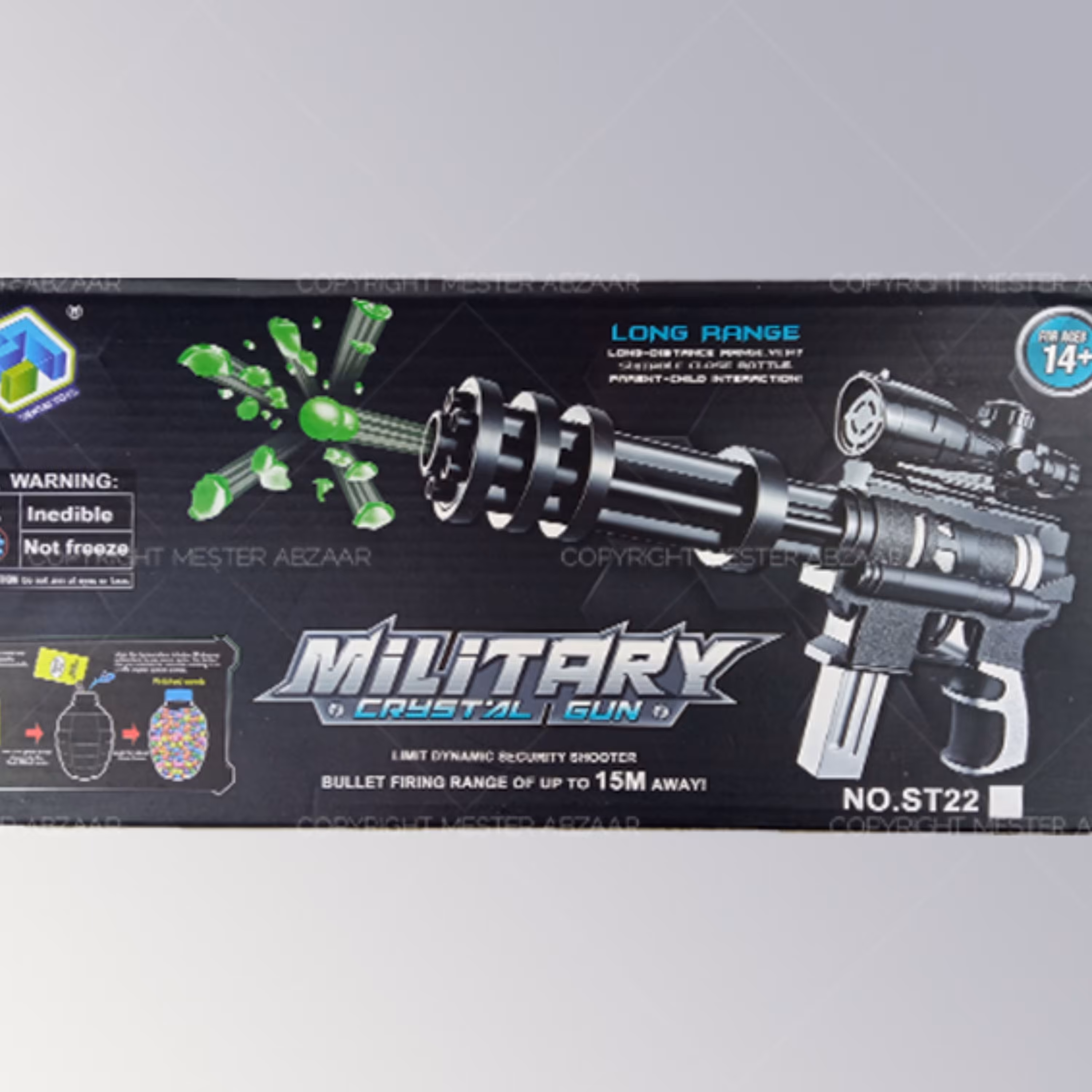 تفنگ کریستال گان تیر ژله ای CRYSTAL BULLET GUN