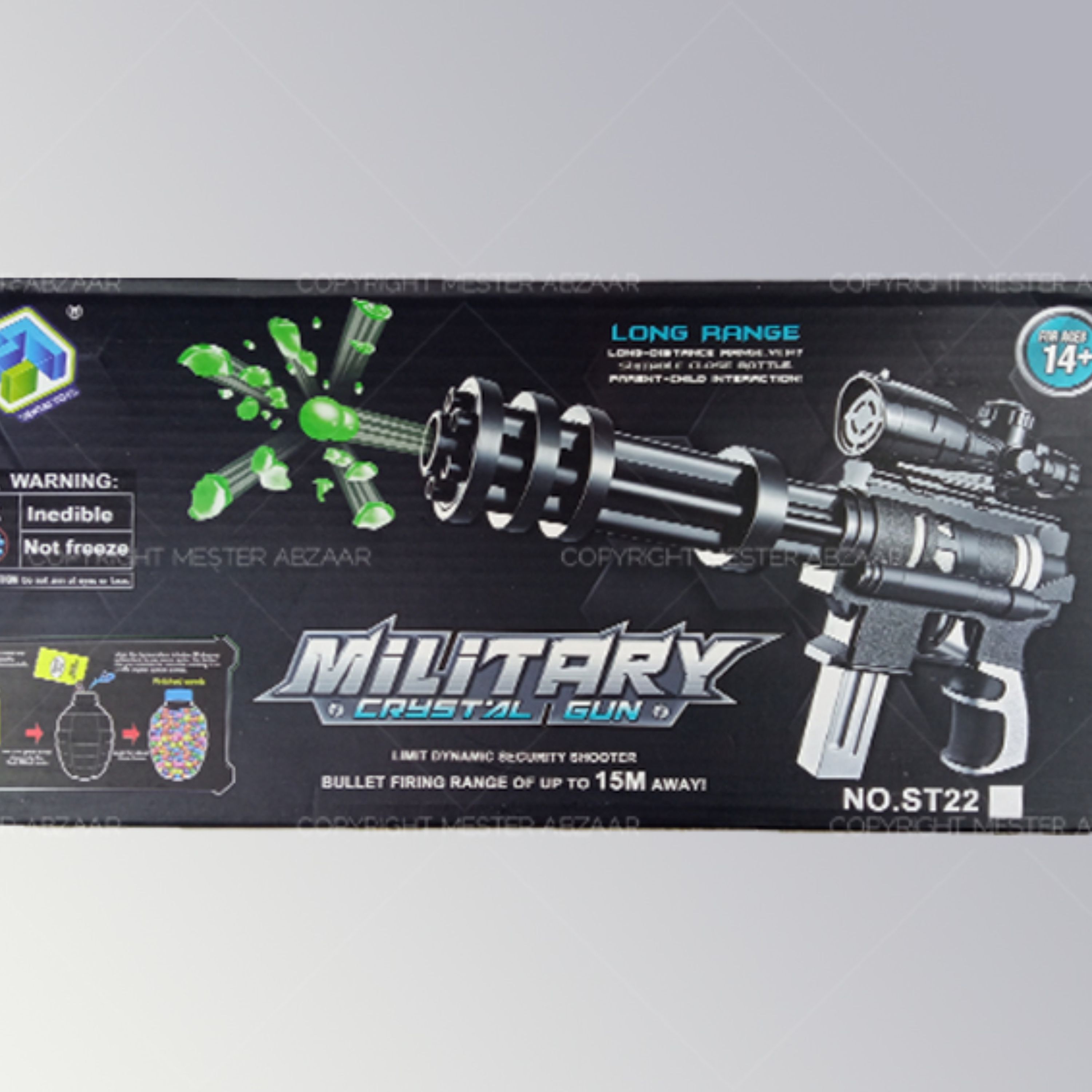 تفنگ کریستال گان تیر ژله ای CRYSTAL BULLET GUN