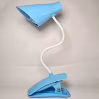  چراغ مطالعه مدل eye protection رنگ آبی گیره دار 