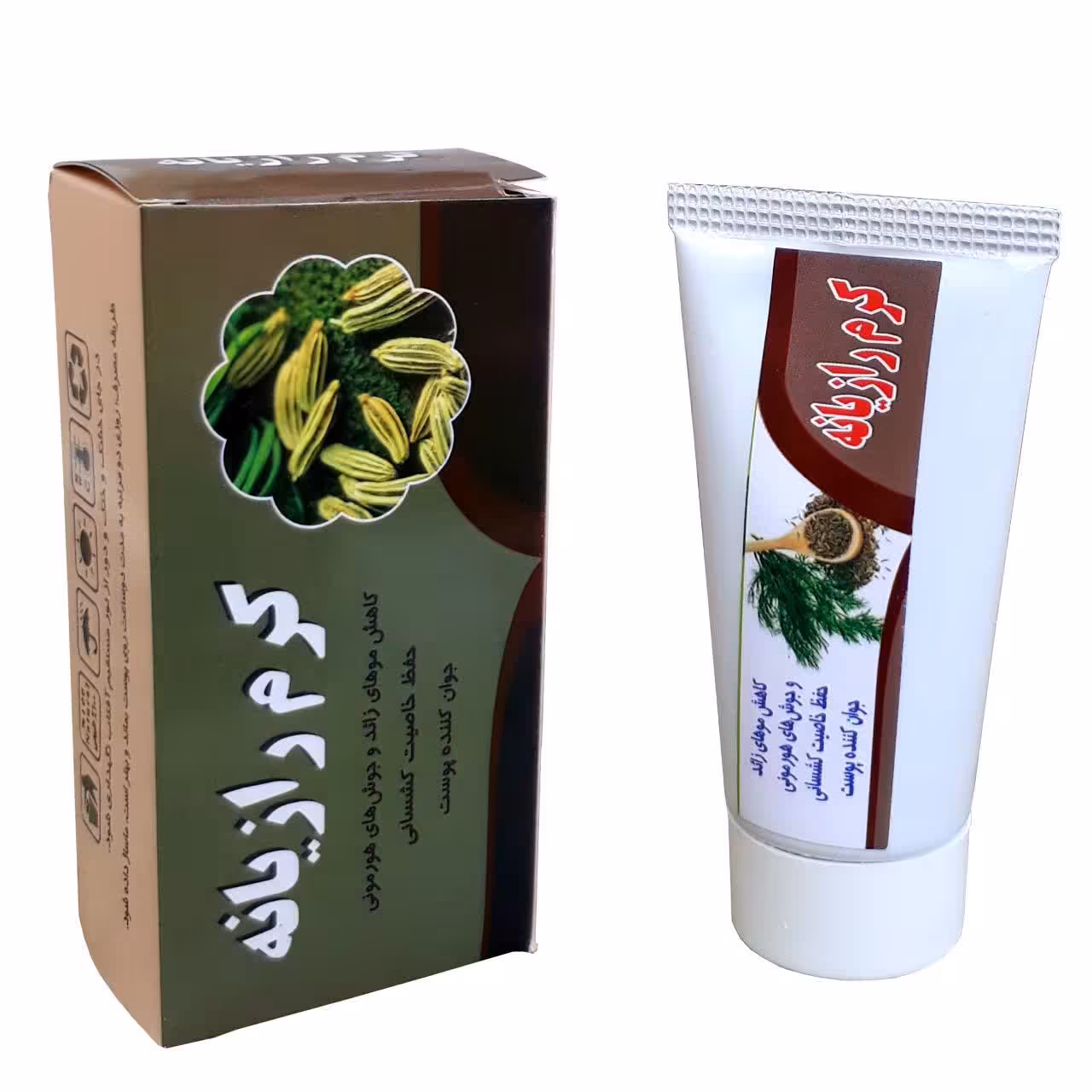کرم رازیانه ممتاز فدک (دفع سموم) دارونامه 