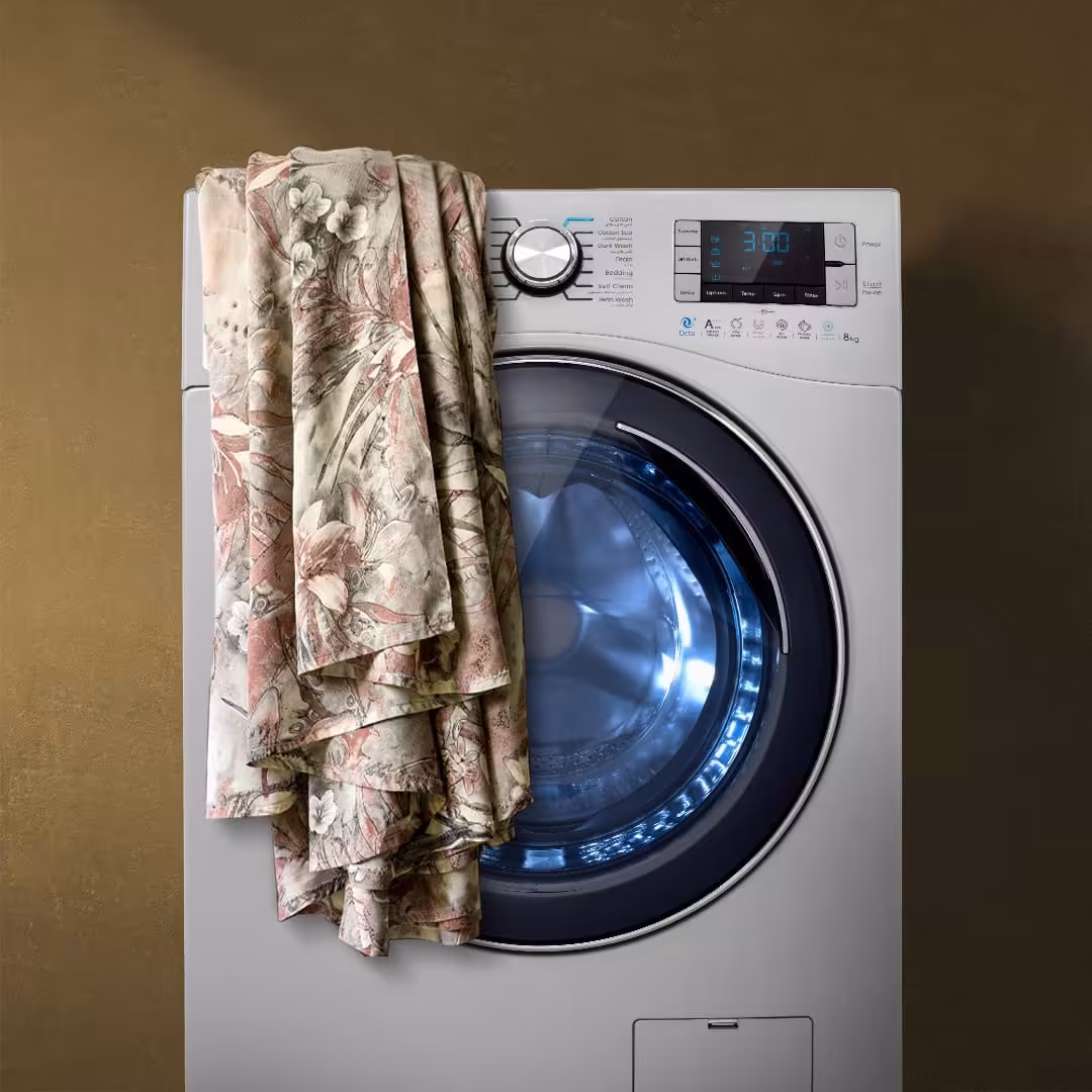 ماشین لباسشویی اسنوا سری اکتا 8 کیلویی مدل SWM-84S40 رنگ نقره ای با ارسال رایگان 