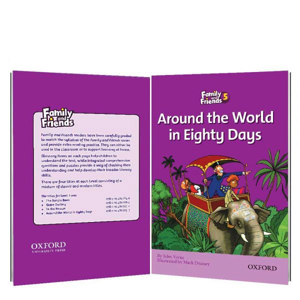 کتاب داستان Family and Friends 5-3 Around the World in English Days