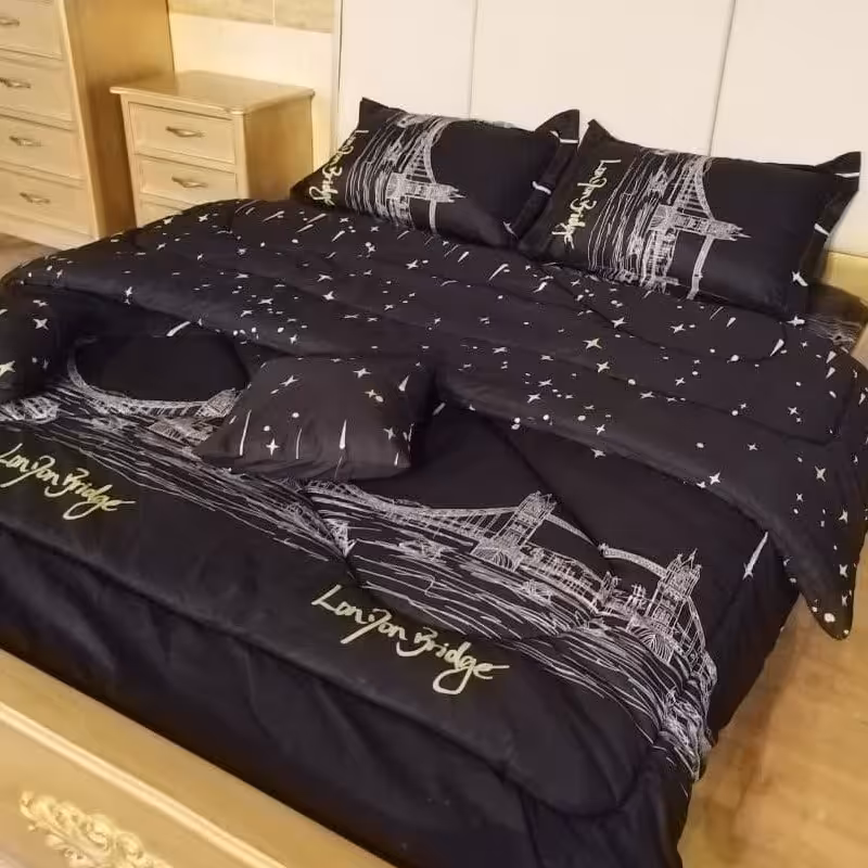 روتختی دونفره  میکرو پنبه کد 411 یک رو تیره