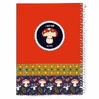 دفتر نهال مکث نوت طرح قارچ