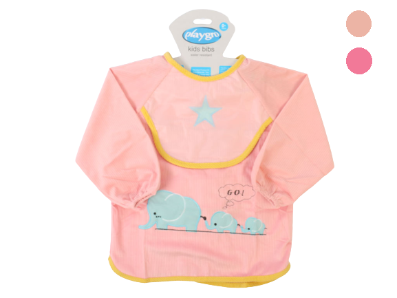 پیشبند آستین دار مخمل کبریتی دخترانه پلی گرو playgro