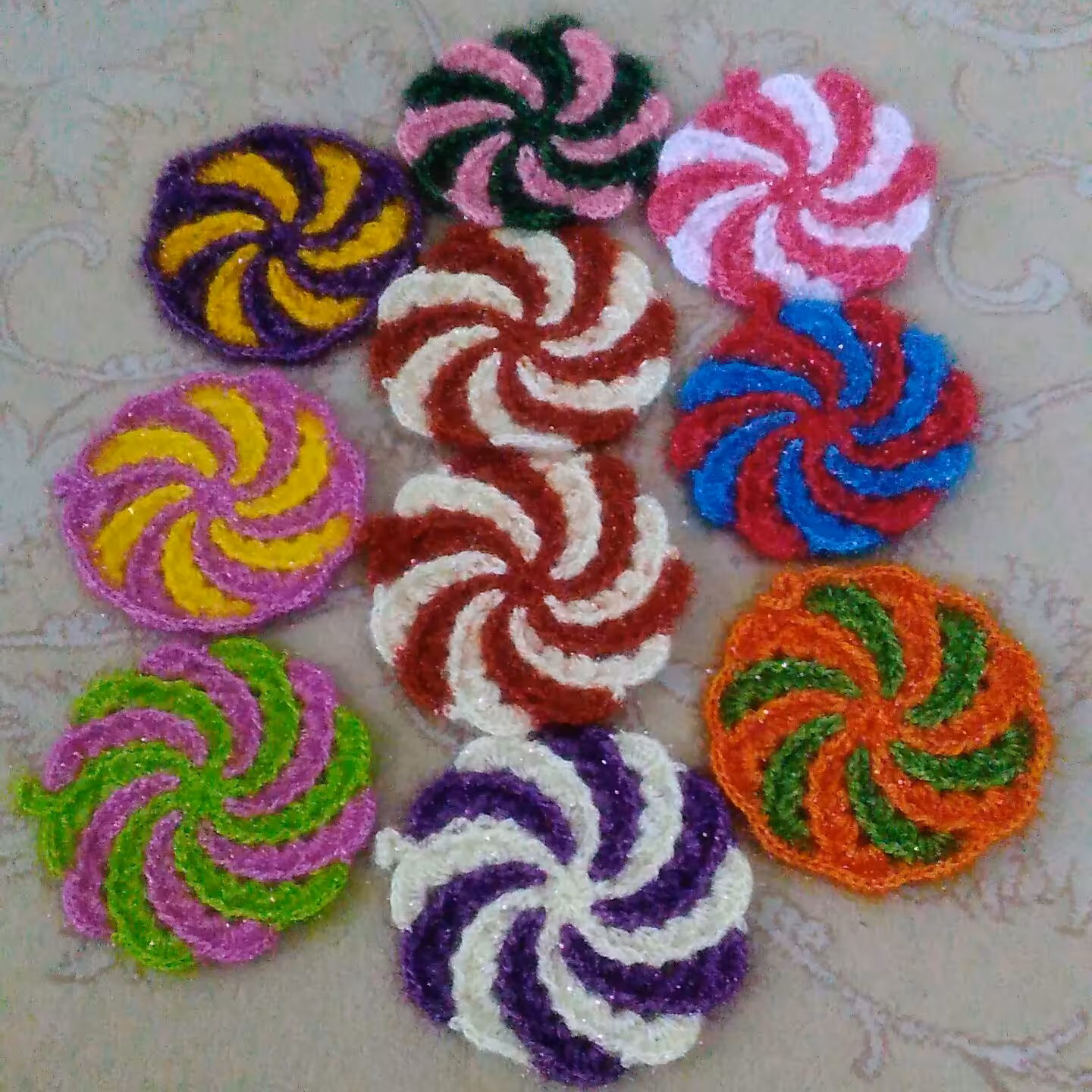 اسکاچ  فرفره ای دستبافت